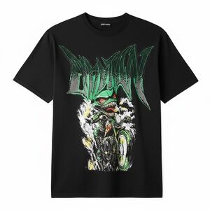 SOLD OUT Unisex Mixed Emotions Black Graphic Motorcycle Monster Tee -